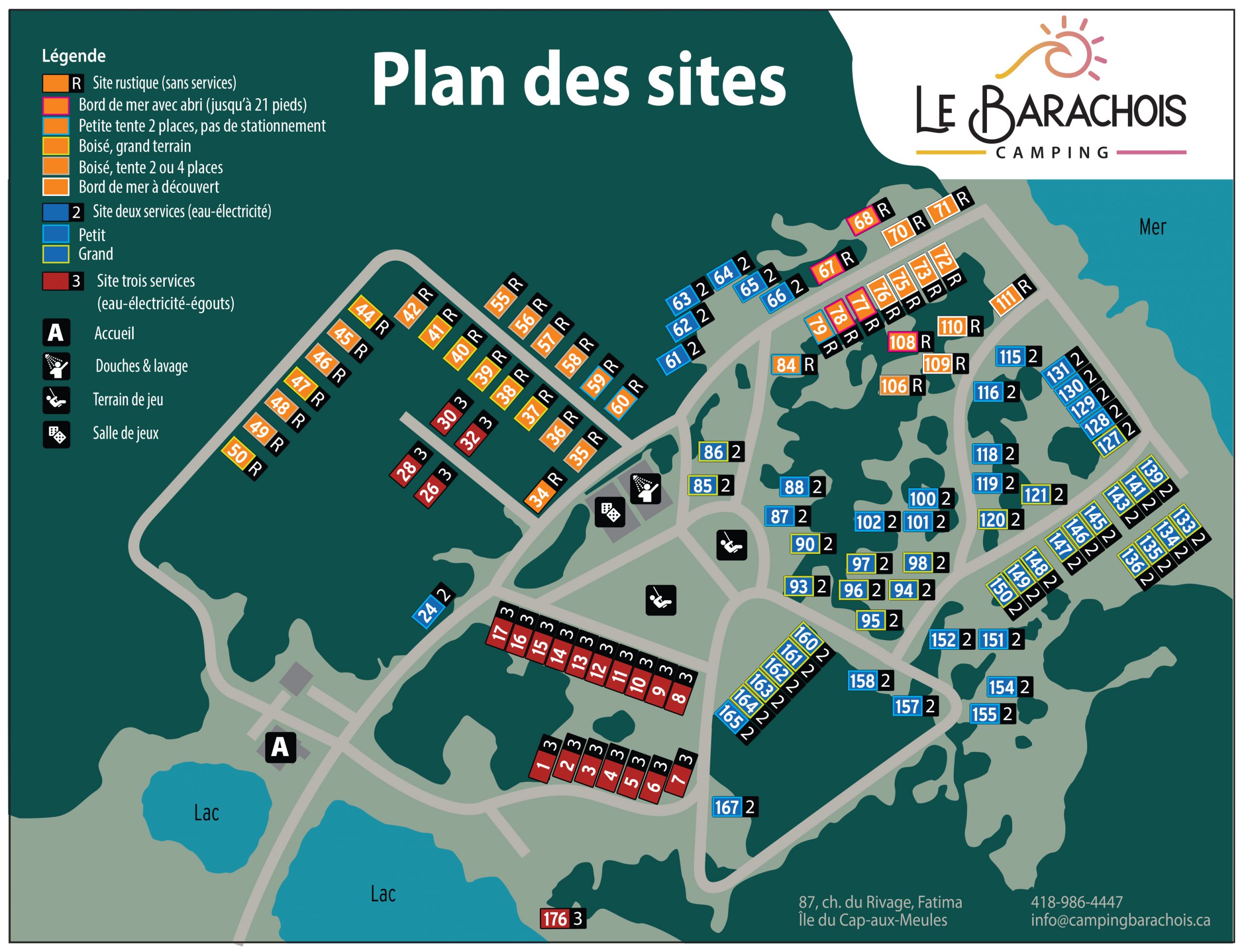 Campground layout